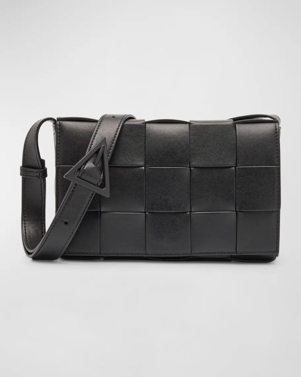 Men's Medium Cassette Urban Leather Crossbody Bag