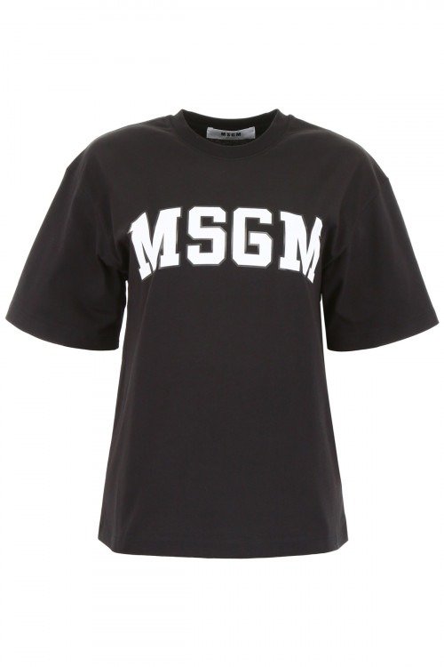 Women Msgm T-shirts Black | Coltorti Boutique