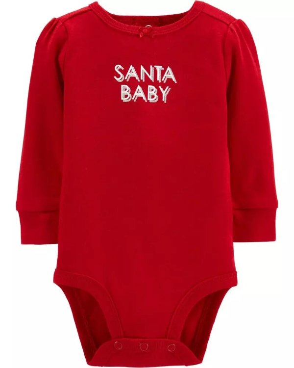 Baby B'gosh Christmas Slogan Bodysuit