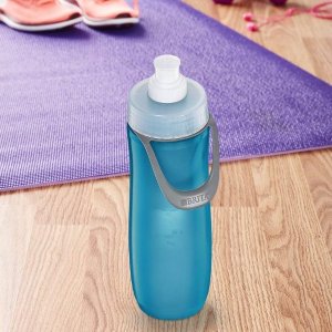 Brita 20 Ounce Sport Water Bottle with 1 Filter, BPA Free