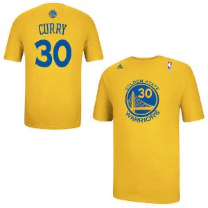 Golden State Warriors Stephen Curry adidas White Net Number T-Shirt