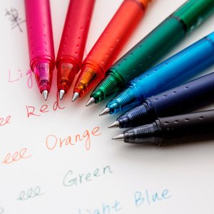 Pilot FriXion Clicker Retractable Erasable Gel Pens, Fine Point, Assorted Color Inks, 7-Pack