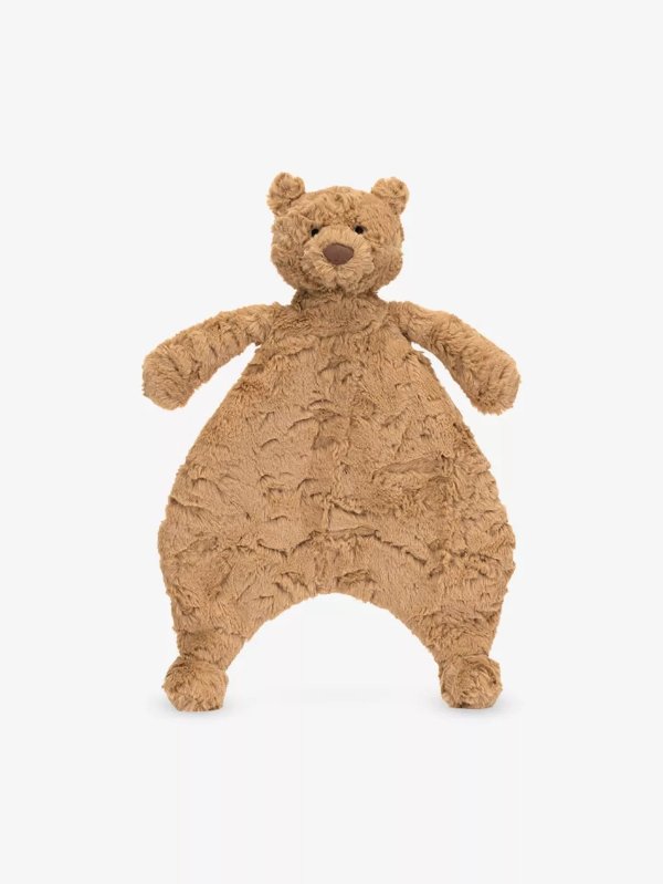 Bartholomew Bear faux-fur comforter soft toy 27cm