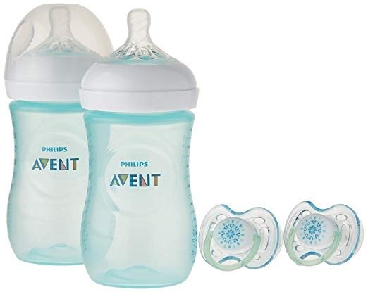 Natural Baby Bottle Teal Gift Set, SCD113/24