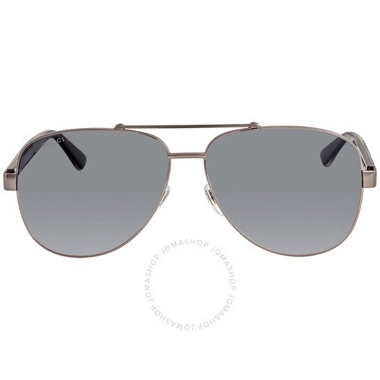 Polarized Grey Pilot Men's Sunglasses