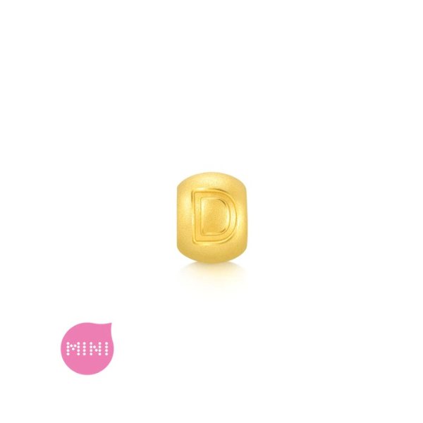 Charme Charme 'Alphabets' 999 Gold Letter D Charm | Chow Sang Sang Jewellery eShop