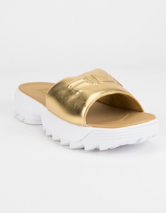 Disruptor Metallic Gold Womens Sandals