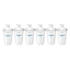 Brita Standard Replacement Filters for Pitchers and Dispensers- BPA Free - 6 Count