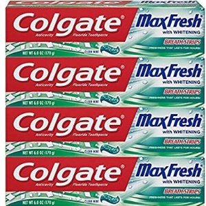 Colgate Max Fresh Whitening Toothpaste 6oz (4 Pack)