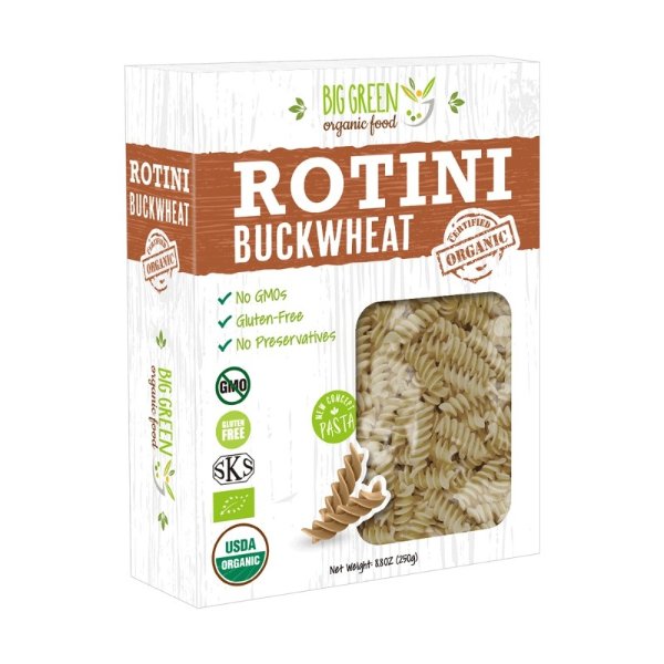 Big Green Organic Buckwheat Rotini 250g
