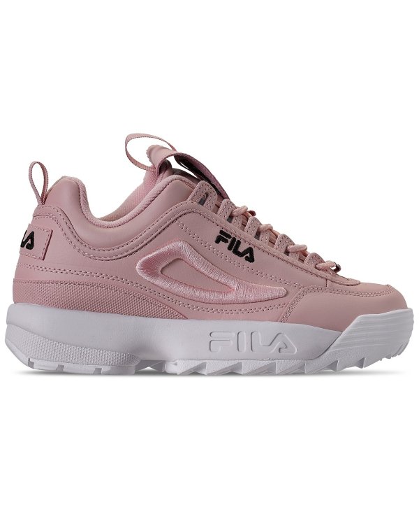 Women's Disruptor II Premium Embroidery Casual Athletic Sneakers from Finish Line
