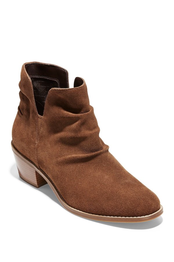 Alayna Slouch Suede Bootie
