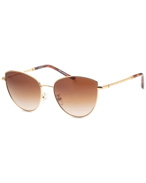 Women's TY6091 56mm Sunglasses / Gilt