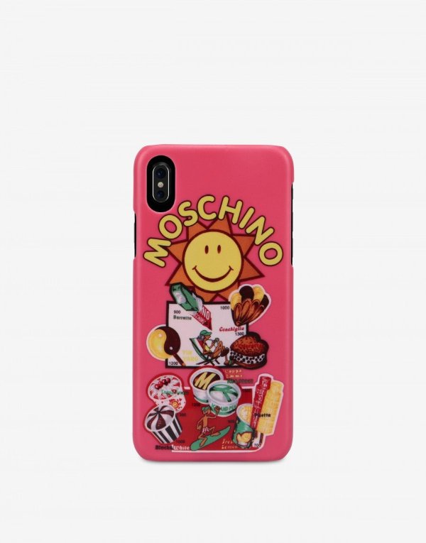Iphone X cover Moschino Ice Cream - Tasty Summer - SS19 COLLECTION - Moods - Moschino | Moschino Shop Online