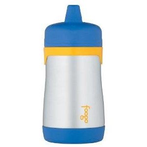 Thermos FOOGO Phases Stainless Steel Sippy Cup, Blue/Yellow, 10 Ounce 