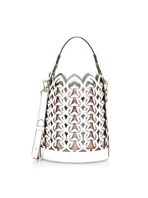 - Small Dorie Leather Bucket Bag