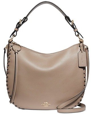 Sutton Scalloped Leather Hobo