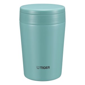 Tiger MCL-A038 AM Vacuum Insulated Thermal Soup Cup, Stainless Steel, Wide Mouth, 12 oz/0.38L, Mint Blue