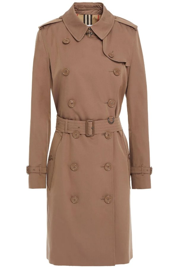The Kensington double-breasted cotton-gabardine trench coat