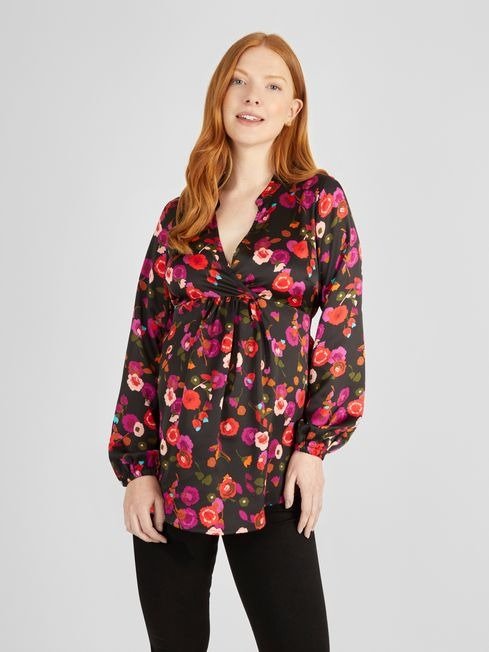 Floral Maternity Blouse