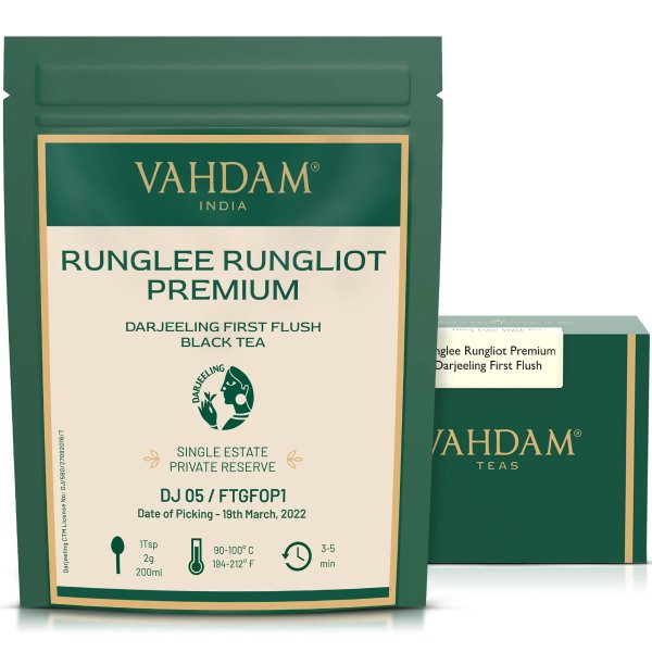 Runglee Rungliot Premium Darjeeling First Flush Black Tea (DJ 05/2022)
