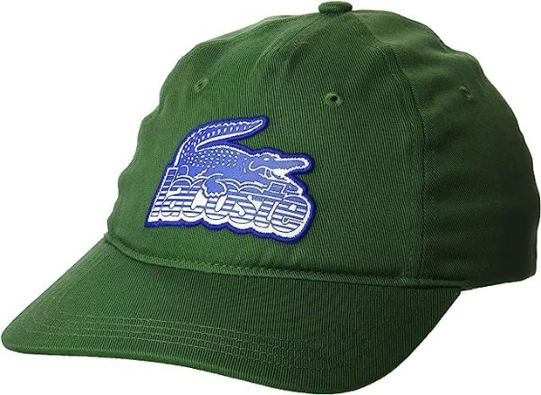 Men's Twill Baseball Hat with Croc Patch