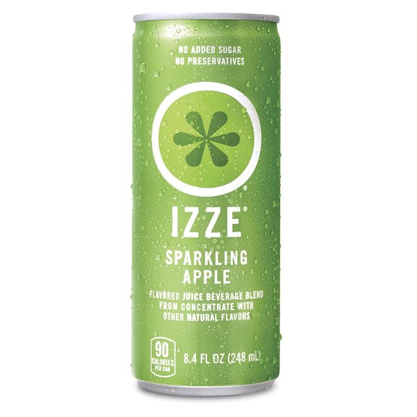 Amazon.com : IZZE Sparkling Juice, Apple, 8.4 Fl Oz (24 Count) 气泡汁 苹果味
