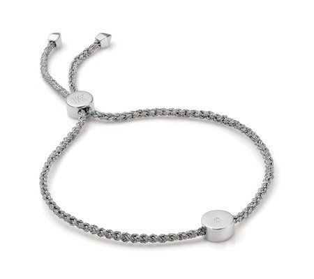 Linear Solo Friendship Diamond Bracelet | Monica Vinader