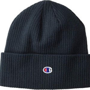 Champion 冬季防寒Logo小帽 深蓝色款