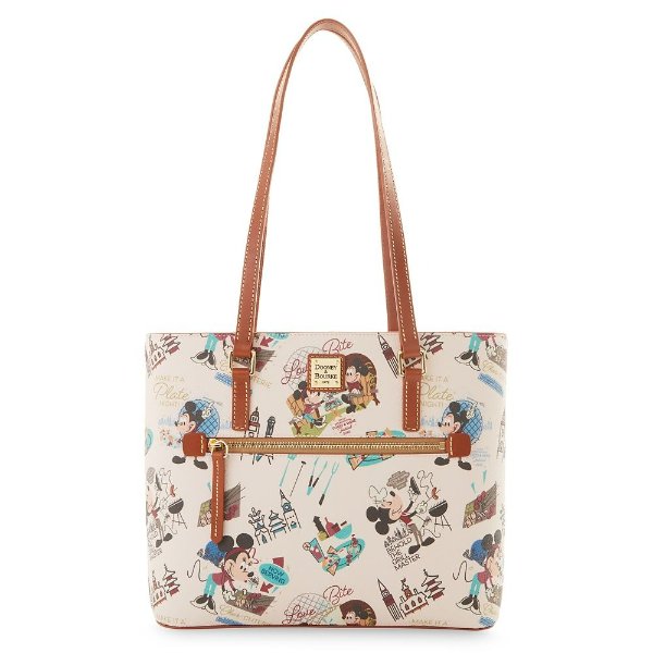 Mickey and Minnie Mouse Dooney & Bourke Tote Bag – EPCOT International Food & Wine Festival 2022 | shopDisney