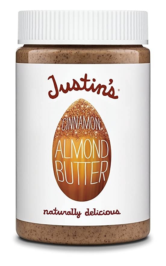 Justin's Cinnamon Almond Butter, No Stir, Gluten-free, Non-GMO, Responsibly Sourced, 16 Ounce Jar