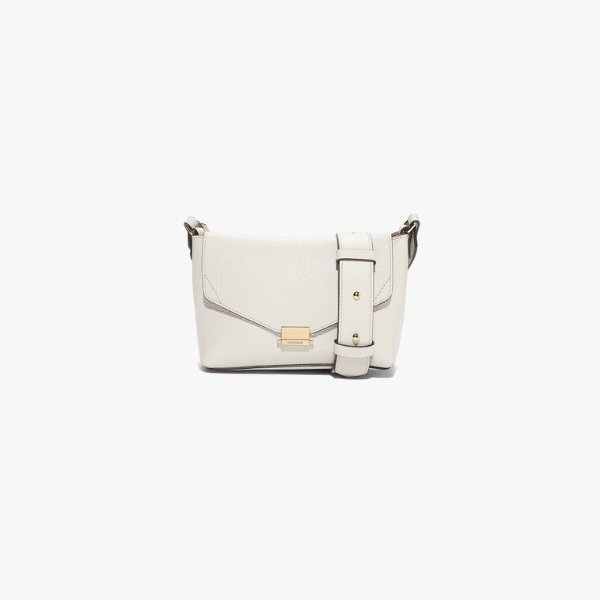 Odalys in Chalk - Women's Minibag in Tumbled Leather | Coccinelle