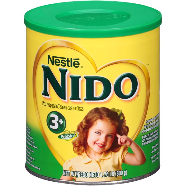 NIDO 3+ Powdered Milk Beverage 1.76 lb. Canisters