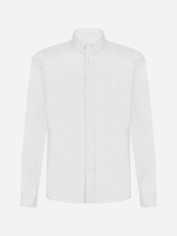 Ami-de-Coeur patch cotton shirt