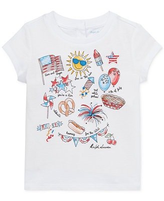 Baby Girls Graphic Cotton T-Shirt
