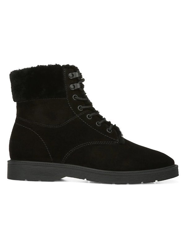 Hayes 2 Shearling-Lined Suede Hiking Boots Boot
