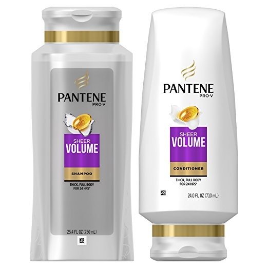 Volumizing Shampoo and Sulfate Free Conditioner for Fine Hair, Sheer Volume, 25.4 Fl Oz (Pack of 2)