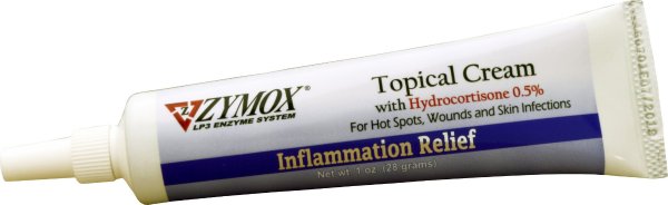 Zymox Enzymatic Topical Cream with Hydrocortisone 0.5% for Dogs &amp; Cats, 1-oz tube - Chewy.com