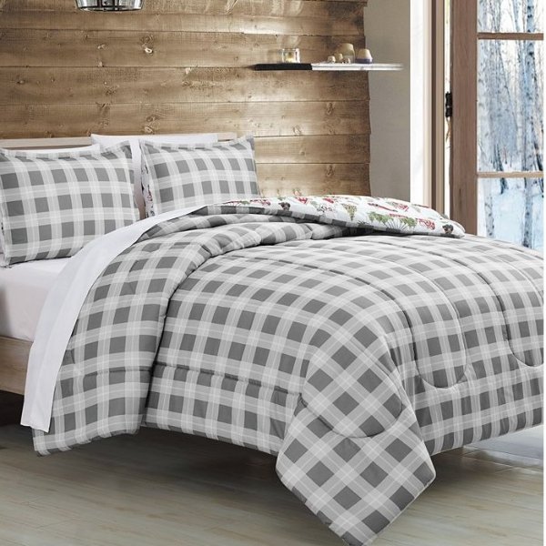 Holiday Town 3-Pc Comforter Sets, Created For Macy's