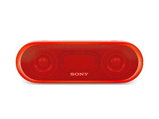 Sony XB20 Portable Wireless Speaker with Bluetooth, Red (2017 model)