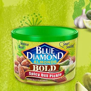 Blue Diamond Almonds, Bold Spicy Dill Pickle, 6 Ounce