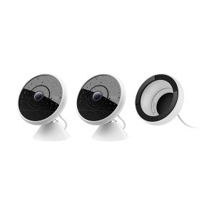 Logitech Circle 2 COMBO PACK: 2 Indoor/Outdoor Weatherproof Wired Home Security Cameras