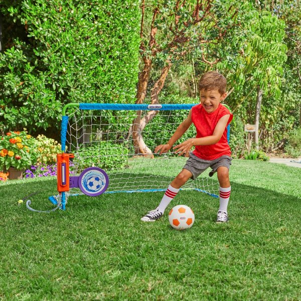 2-in-1 Water Soccer / Football Sports Game with Net, Ball & Pump
