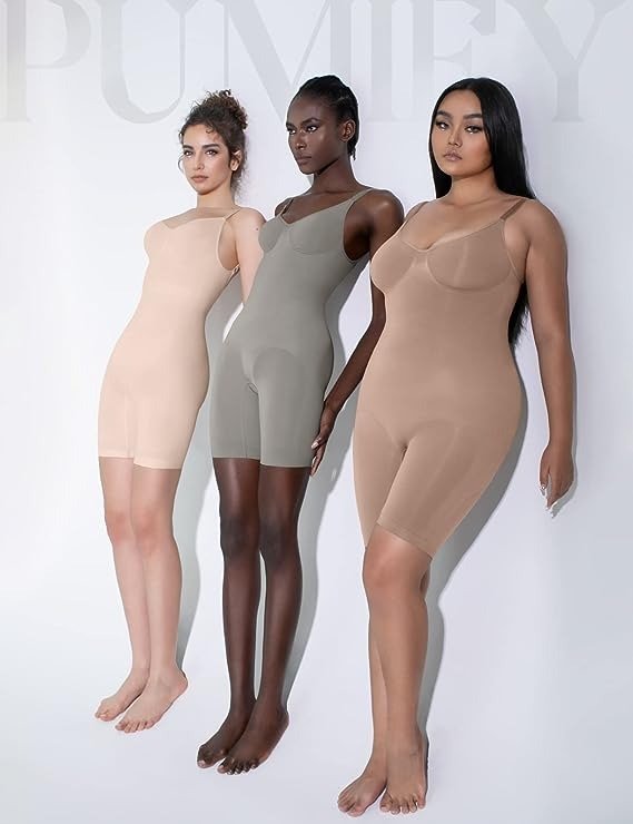 Shapewear Bodysuit for Women Tummy Control V-Neck With Open Gusset  Hourglass Collection 30.99