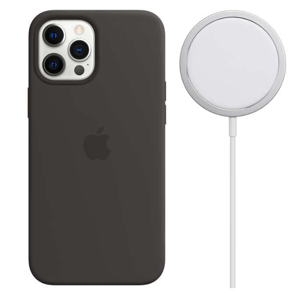 iPhone 12 系列硅胶保护套 + MagSafe 充电器