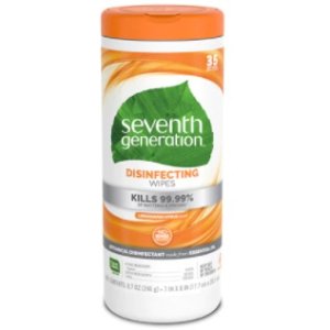 低至$3.77补货：Vitacost Seventh Generation 消毒湿巾热卖