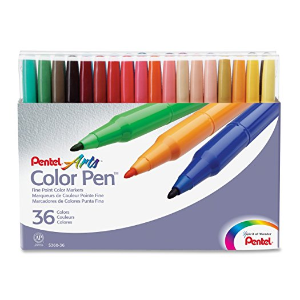 Pentel Color Pen Set of 36