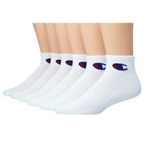 Champion Men’s Socks, Ankle Socks, Cushioned Athletic Socks, 6 and 12 Pairs Pack