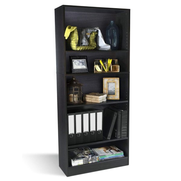 Atlantic Oskar 5-Shelf Multipurposed Bookcase