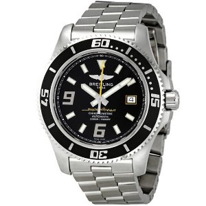 Breitling Superocean 44 Black Dial Automatic Men's Watch A1739102-BA78SS 